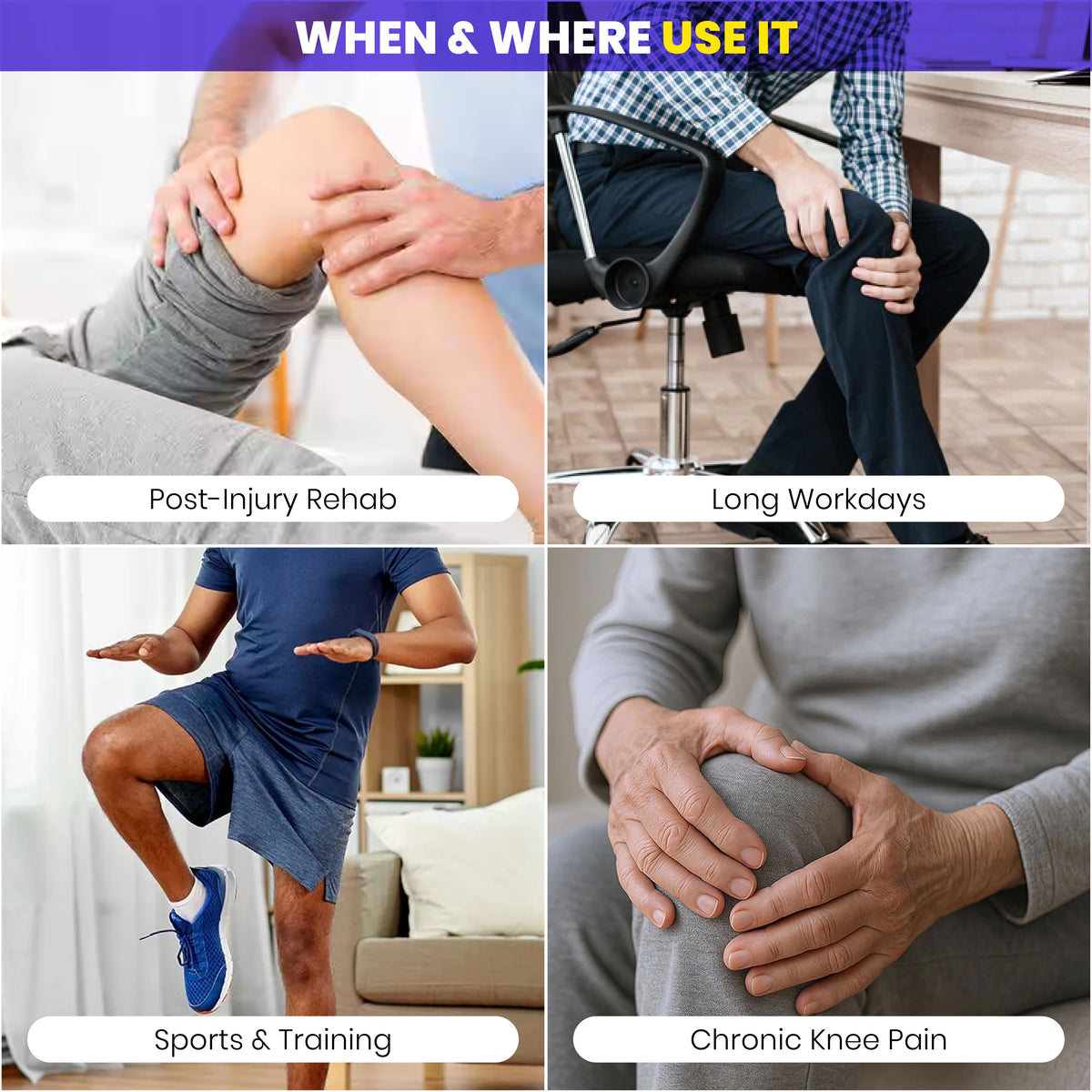 Hinged Knee Brace Support for Men & Women