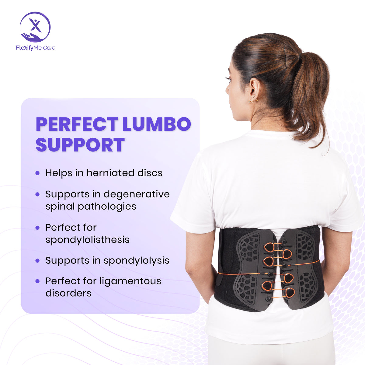 Active Lace Pull Lumbar Support Belt for Men & Women
