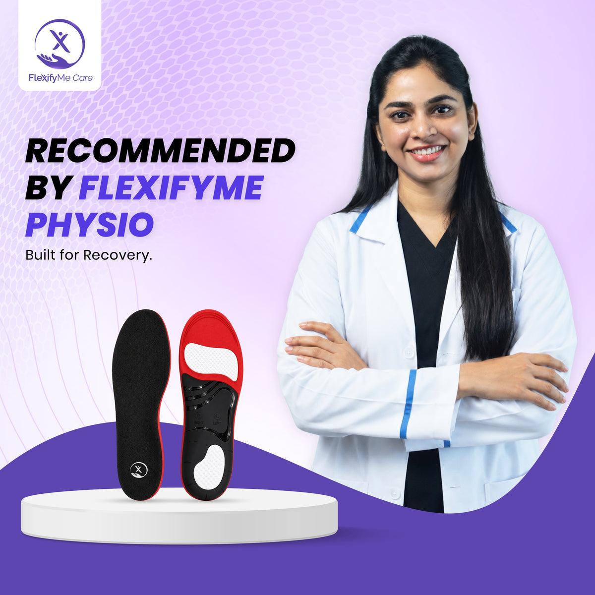 Memory Foam Shoe Insoles | Shock Absorbing & Height Boost