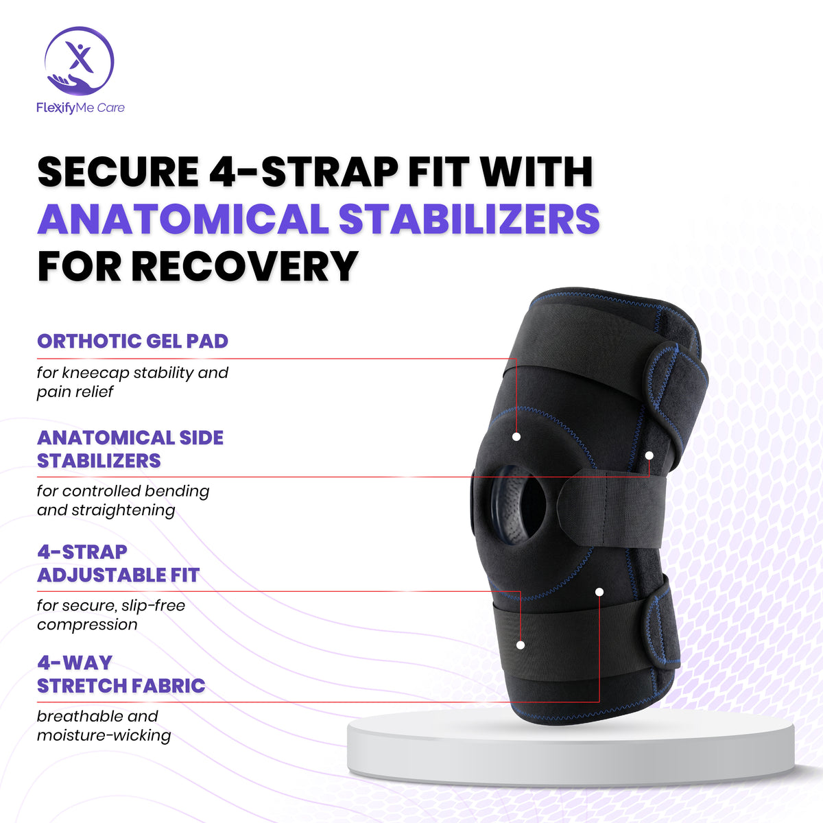 Hinged Knee Brace Support for Men & Women
